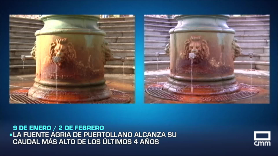 La Fuente Agria de Puertollano ha recuperado el caudal.