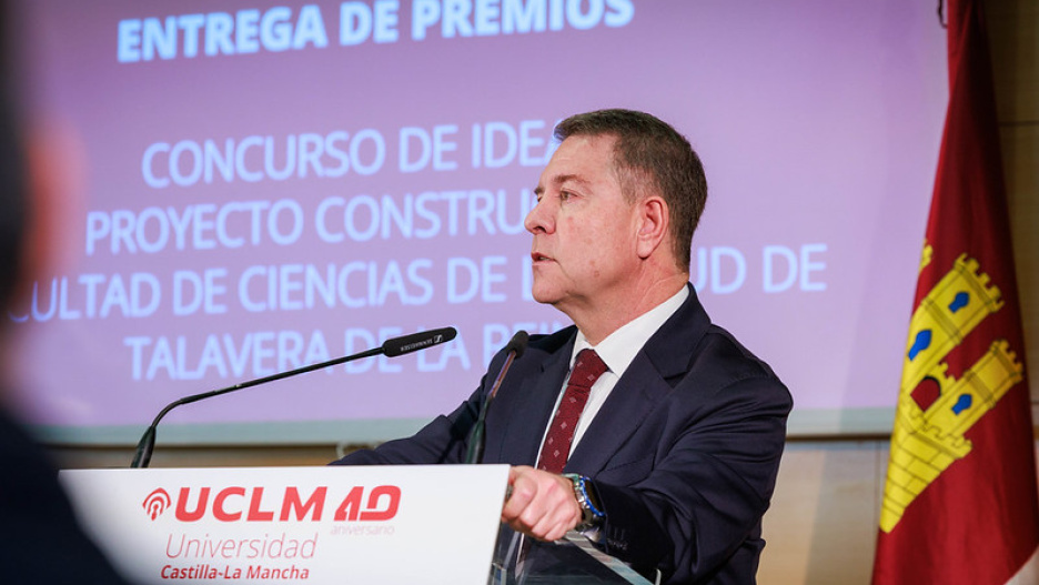 El presidente de Castilla-La Mancha ha participado en un acto en Talavera de la Reina.