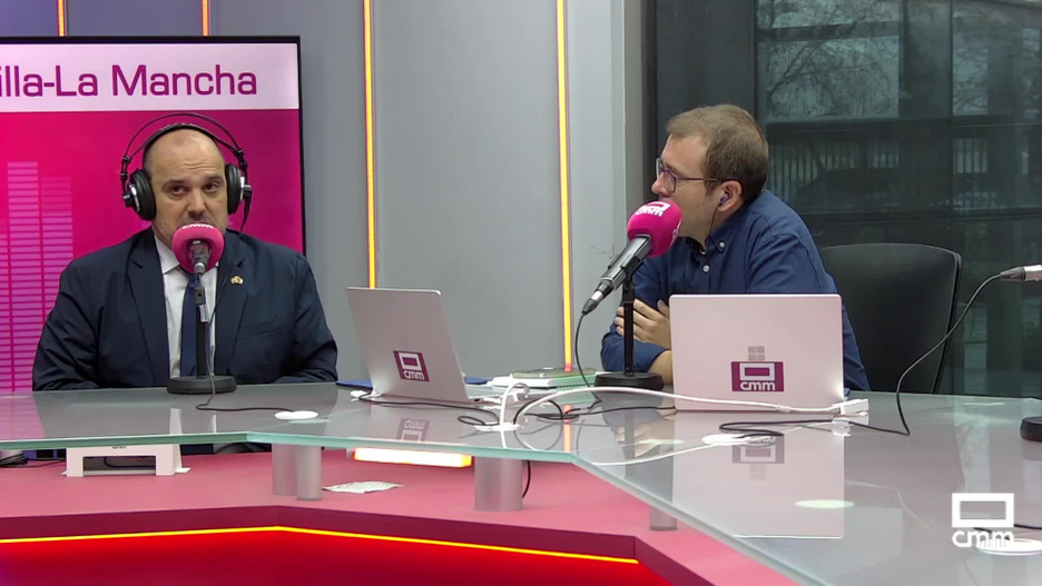 Pablo Bellido, presidente de las Cortes de Castilla-La Mancha.