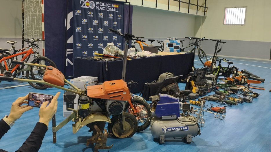 Una operación policial que ha permitido recuperar cientos de objetos robados.