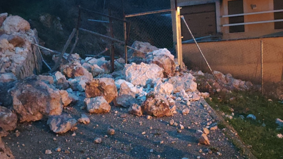 Desprendimiento de Rocas en Pastrana.