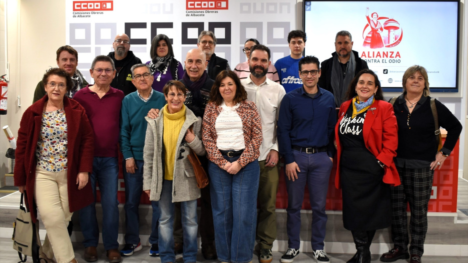 Nace en Albacete la 'Alianza Contra el Odio'.

REMITIDA / HANDOUT por ALIANZA CONTRA EL ODIO
Fotografía remitida a medios de comunicación exclusivamente para ilustrar la noticia a la que hace referencia la imagen, y citando la procedencia de la imagen en la firma
19/2/2026