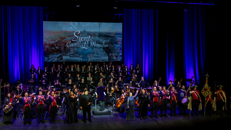 Imagen de uno de los momentos del concierto "Siente Castilla-La Mancha"