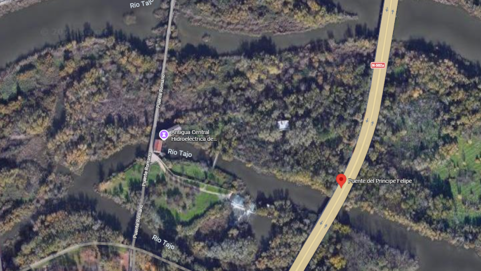 Zona de la isla de los Molinos de Arriba afectada según la denuncia de Talavera Natural en Acción