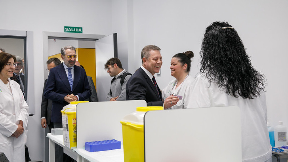 Inauguración de un nuevo centro de salud en Albacete.