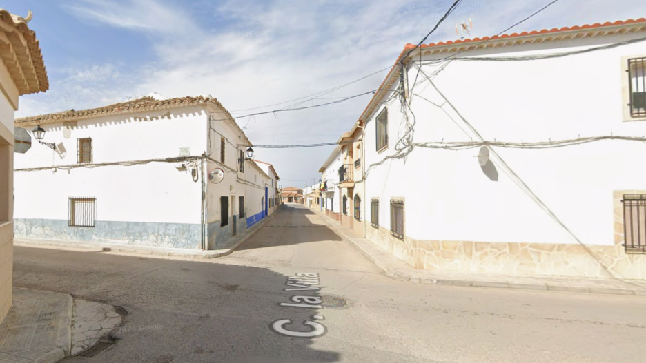 Intersección donde ha tenido lugar el accidente de tráfico, El Provencio (Cuenca)
