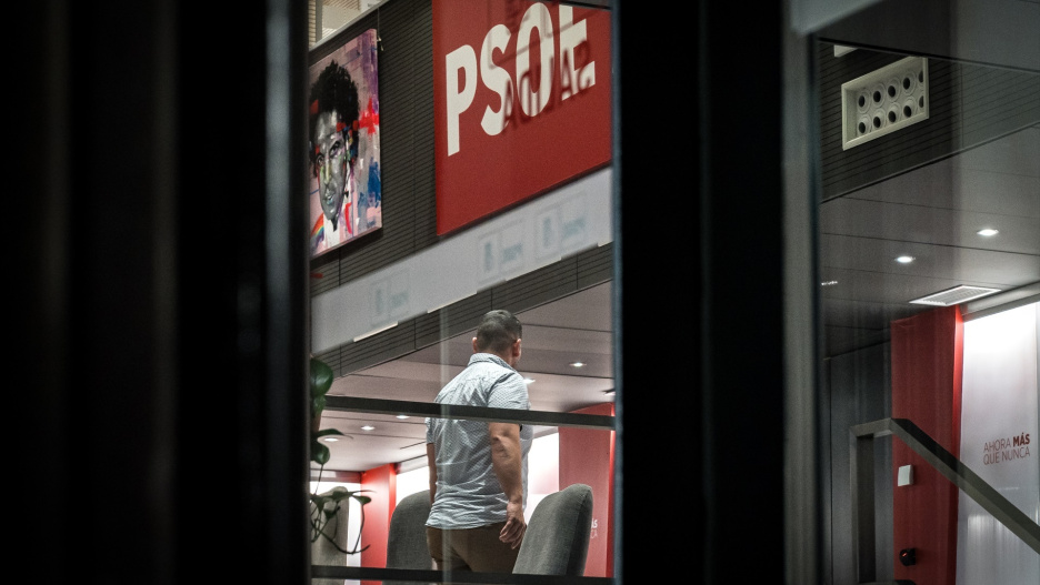 Sede nacional del PSOE en Ferraz, a 27 de mayo de 2026