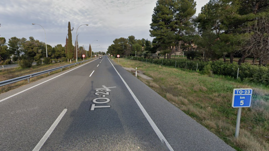 Tramo afectado por el accidente