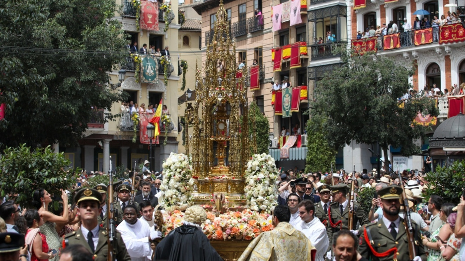 (Foto de ARCHIVO)
Celebración del Corpus en Toledo.

REMITIDA / HANDOUT por CMMEDIA
Fotografía remitida a medios de comunicación exclusivamente para ilustrar la noticia a la que hace referencia la imagen, y citando la procedencia de la imagen en la firma
02/6/2026