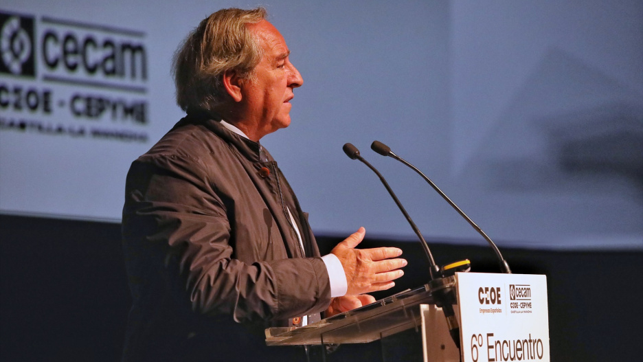 (Foto de ARCHIVO)
El presidente de Cecam, Ángel Nicolás, durante el  VI Encuentro del Comercio de CEOE-C4, en el Auditorio El Greco, a 29 de abril de 2026, en Toledo, Castilla-La Mancha (España). El evento se realiza bajo el lema 'El comercio responde y el objetivo de defender el comercio como un sector estratégico, unido y fuerte'.

Juanma Jiménez / Europa Press
29/4/2026