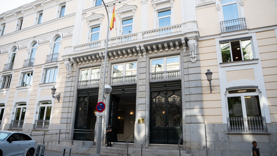 Fachada de la sede del Consejo General del Poder Judicial (CGPJ).
