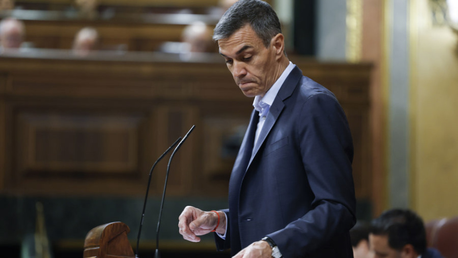 El presidente del Gobierno, Pedro Sánchez interviene en la sesión de control al Gobierno en el Congreso de los DiputadoS.
