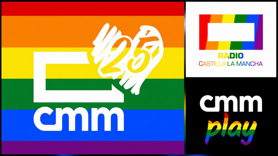 Logotipos de CMM con motivo del Orgullo LGTBI