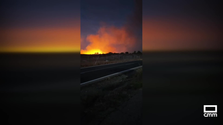 Incendio en Borox