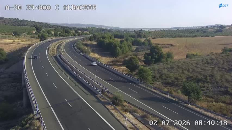 El robo se produjo en plena autovía A-30, en el kilómetro 34.