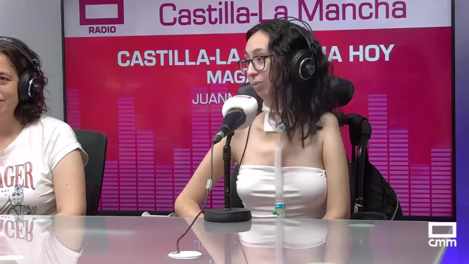 Lydia Dorado durante su entrevista en Radio Castilla-La Mancha