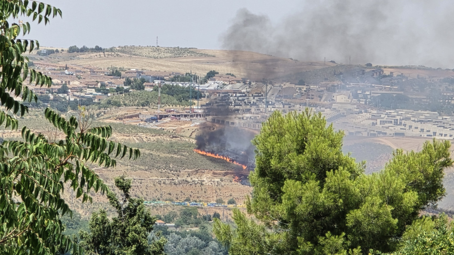 Incendio en 'Los Lavaderos de Rojas' (Toledo)
