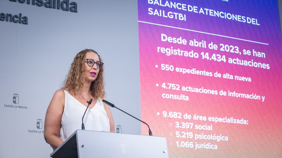 La consejera de Igualdad, Sara Simón.