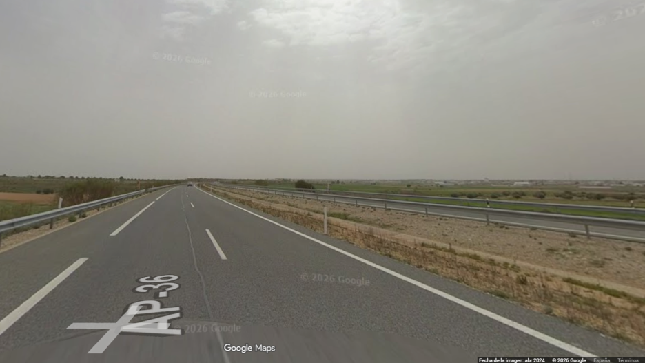 Punto de la autopista en donde fue captado sobrepasando en 97 kilómetros la velocidad máxima permitida