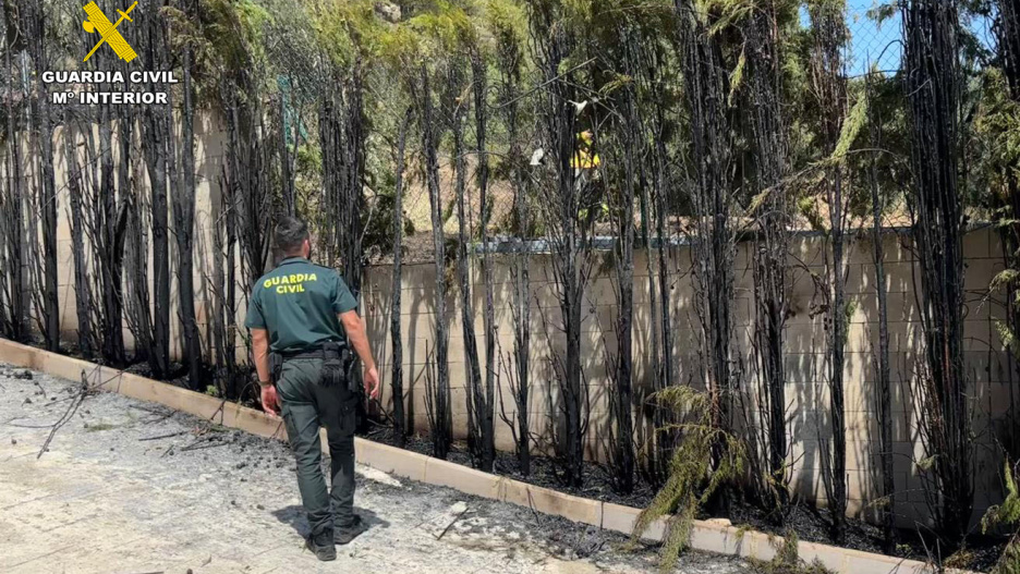 La Guardia Civil rescató en Socovos a una persona y a sus mascotas.