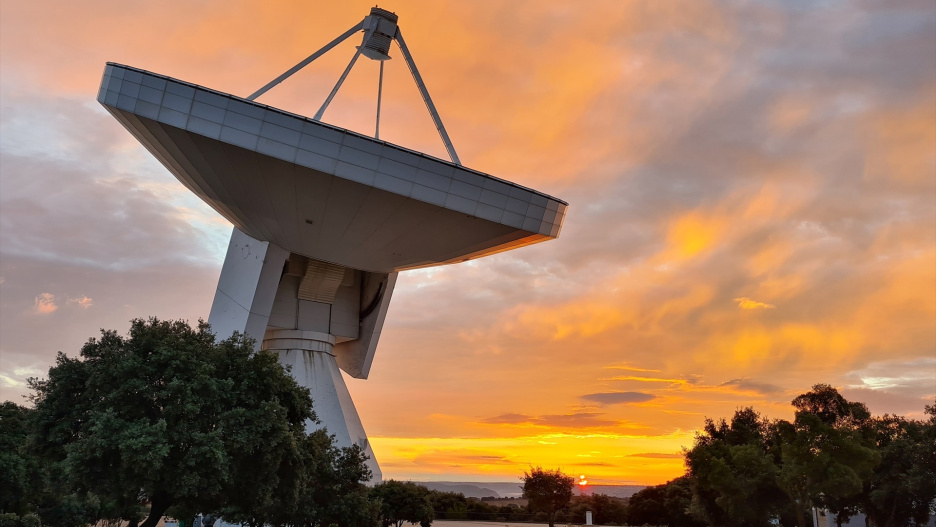 El observatorio de Yebes, en Guadalajara, uno de los puntos desde los que se seguirá el eclipse.
