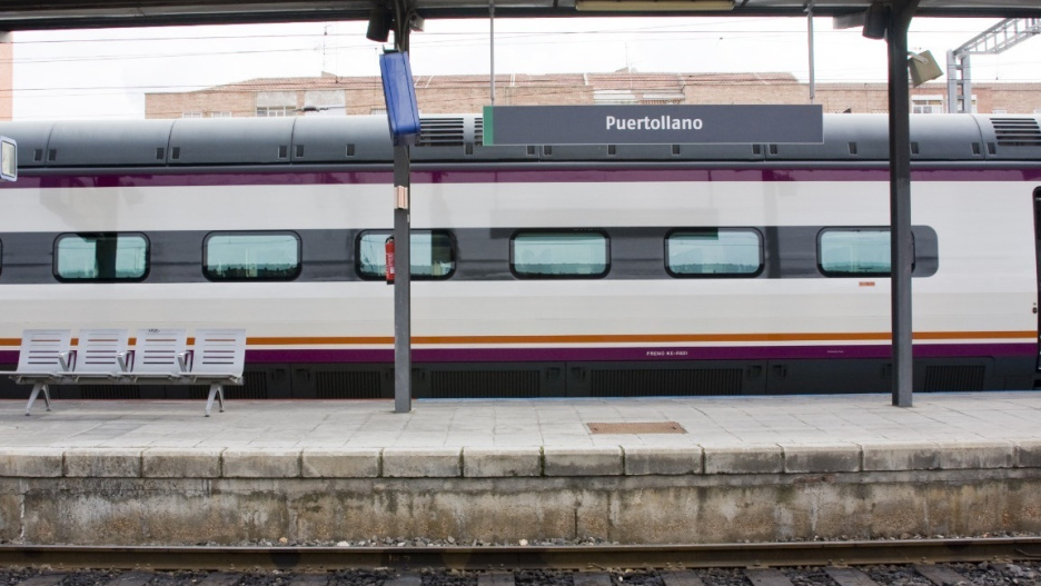 Estación ferroviaria de Puertollano.