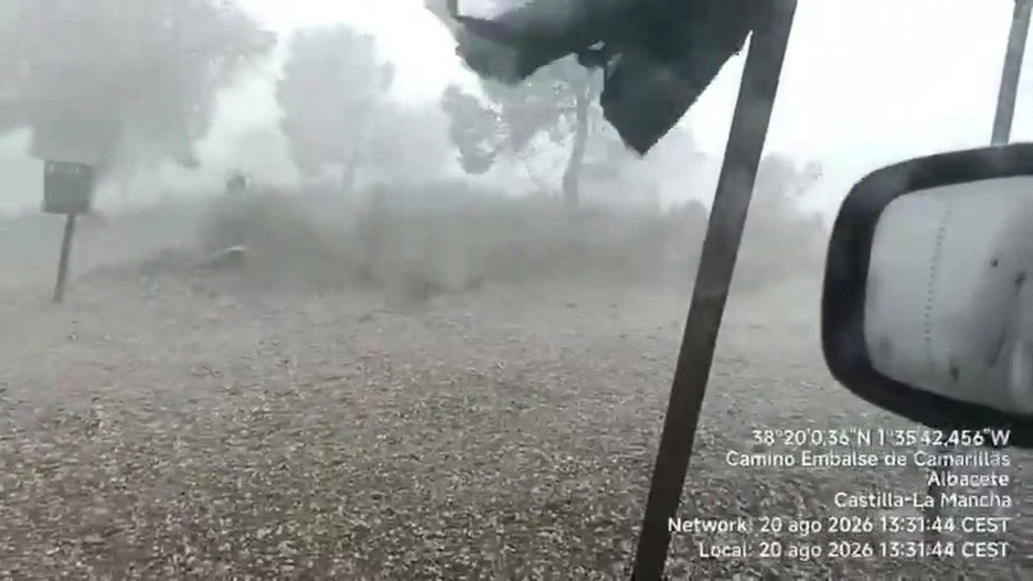 Tarde de fuertes tormentas en la provincia de Albacete