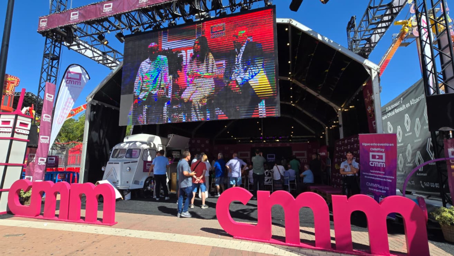 La carpa de Castilla-La Mancha Media en la Feria de Albacete