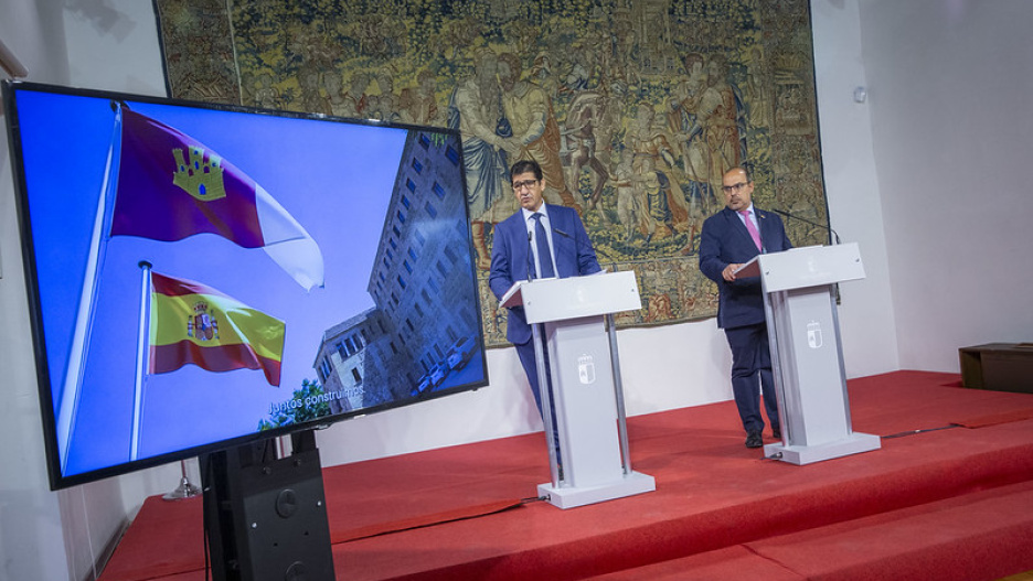 Caballero y Bellido han presentado el programa de actividades.
