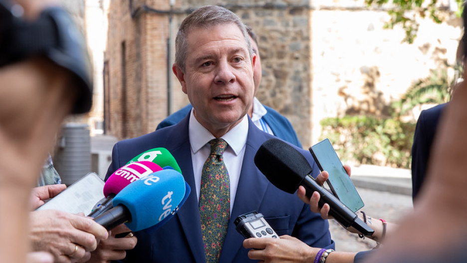 El presidente de Castilla-La Mancha, Emiliano García-Page.