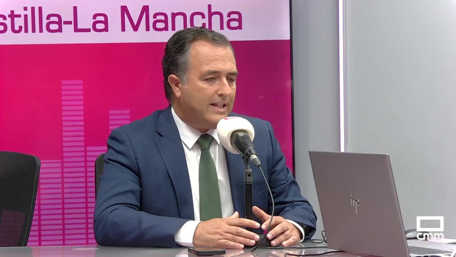 David Moreno, presidente del grupo parlamentario Vox en Castilla-La Mancha.