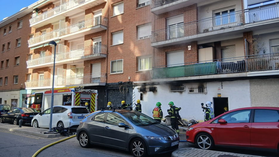 Incendio en una discoteca de Guadalajara.
