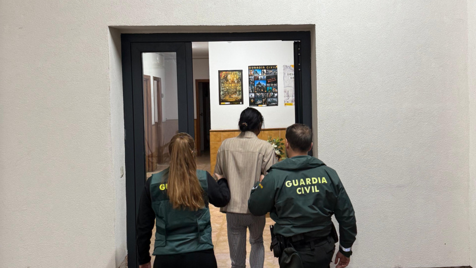 La detenida por delito de estafa en Brihuega.
