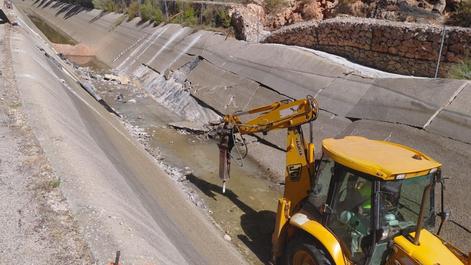 (Foto de ARCHIVO)
Reparaciones del canal del trasvase Tajo-Segura.

REMITIDA / HANDOUT por CHT
Fotografía remitida a medios de comunicación exclusivamente para ilustrar la noticia a la que hace referencia la imagen, y citando la procedencia de la imagen en la firma
28/9/2026
