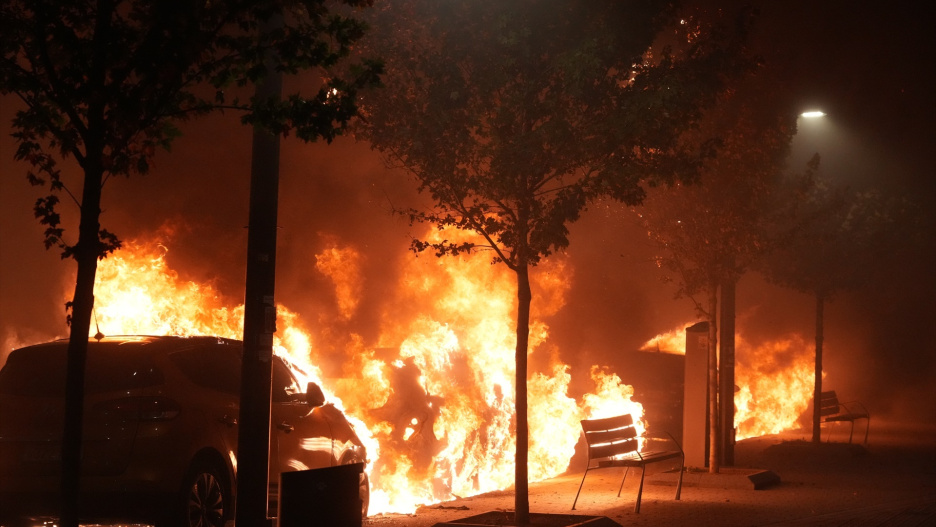 Vehículo incendiado en los altercados de Bilbao

HUMBERTO BILBAO - EUROPA PRESS
26/10/2026