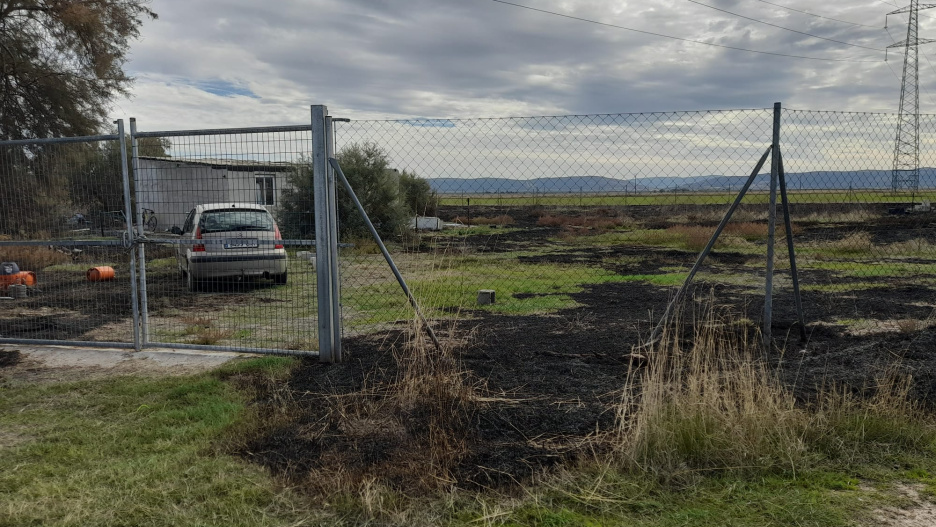 Finca en la que ha fallecido un hombre mientras quemaba rastrojo en Villamayor de Calatrava (Ciudad Real)