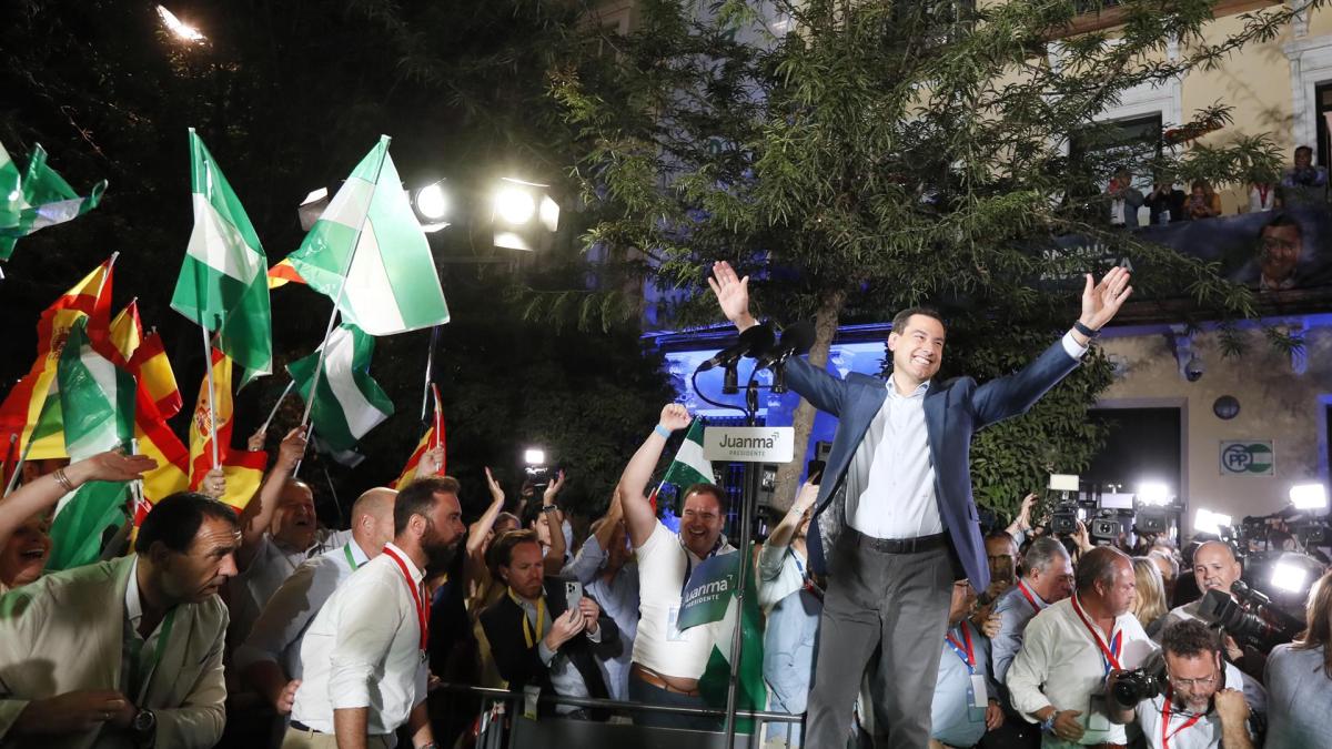 Elecciones en Andalucía: El PP de Moreno Bonilla logra una mayoría ...