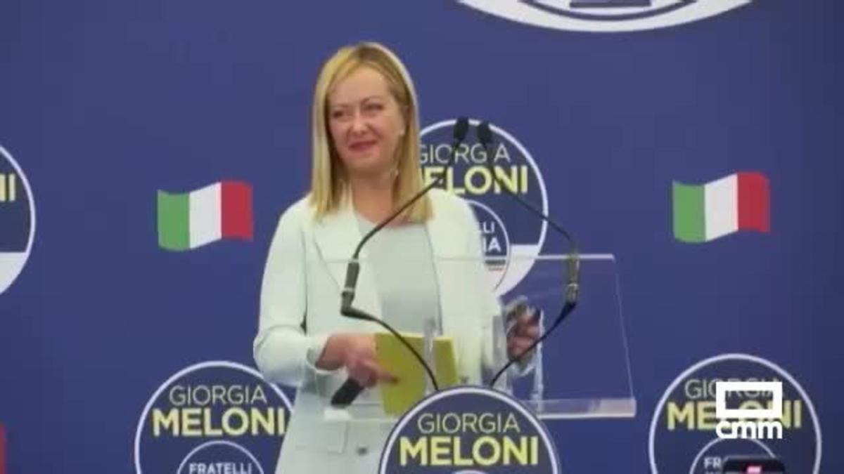 Meloni se perfila como primera ministra de Italia, tras la victoria de la ultraderecha