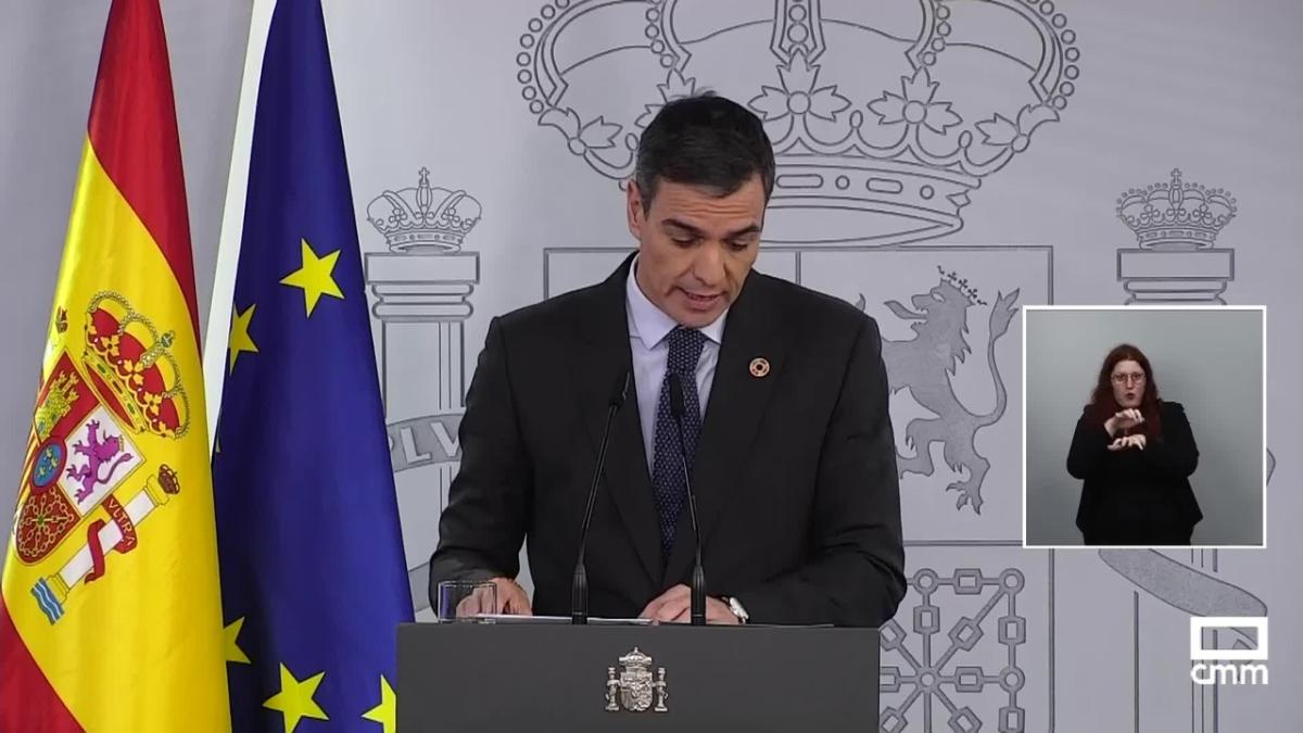 Sánchez explica el nuevo decreto con medidas sociales como la ...