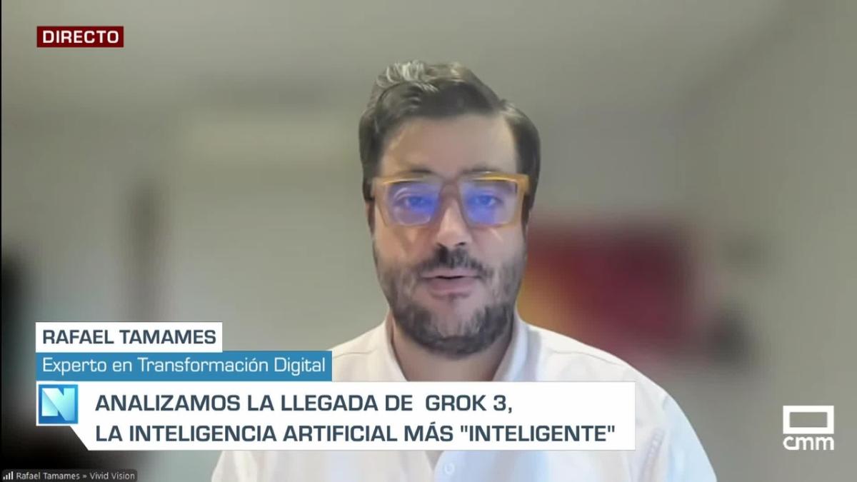 Rafael Tamames durante su entrevista en Castilla-La Mancha Despierta sobre inteligencia artificial